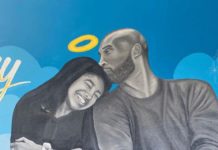 Vanessa Bryant ndan një foto prekëse të vajzës së saj duke pozuar pranë një murale të Kobet dhe Giannaës