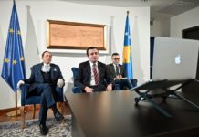 Në ditën e Europës, Kurti video-takim me Apostolovën