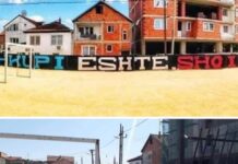 Largohet mbishkrimi “Shkupi është Shqipëri”