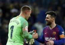 Ter Stegen e lut Messin të qëndrojë në Barcelonë