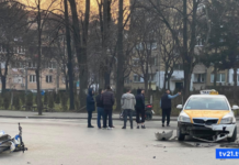 Aksident ndërmjet një biçiklete dhe veture në Çair (FOTO)