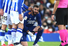 Lëndimi i Benzemas nuk është serioz, megjithatë ai pritet t’i humbë dy ndeshjet e ardhshme