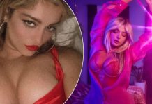 Bebe Rexha prezanton koleksionin e ri të të brendshmeve Adore Me, ndërsa vë në pah asetet trupore