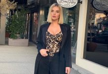 Kejvina Kthella provokon ndjekësit me gjoksin jashtë