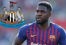 Barcelona e ofron Umtitin te Newcastle United