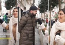 E ndaloi në rrugë për ta intervistuar si qytetar të thjeshtë pa e ditur se ishte artist, blogerja turke mahnitet nga interpretimi i Alban Ramosajt