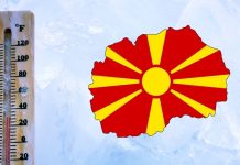 Temperaturat e mëngjesit nën zeron në të gjithë territorin e Maqedonisë së Veriut