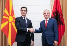 Meta në takim me Pendarovskin: Të zhbllokohet rruga drejt BE-së për RMV-në dhe Shqipërinë