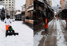 Punëtorë të Higjienës Komunale në terren, pastrojnë rrugët nga bora