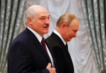 Lukashenka takon Putinin në kohën e stërvitjeve ushtarake