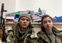 Të porsamartuarit e kalojnë muajin e mjaltit duke luftuar për Ukrainën