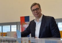 Vuçiq voton në zgjedhjet serbe