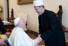 Kryemyftiu i Shqipërisë takon Papën, kërkoi mbështetjen e Vatikanit për pavarësinë e Kosovës