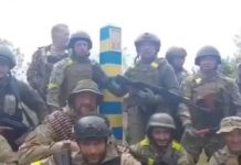 Ushtarët ukrainas të suksesshëm, arrijnë te kufiri rus