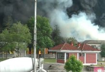 Tetovë, merr flakë një depo