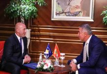 Haradinaj takohet me Gjukanoviq: Kufiri do të demarkohet me korrigjim në sektorët e caktuar
