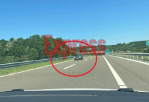 E tmerrshme, një kosovar me Golf 2 futet në kahjen e kundërt të autostradës për Shkup