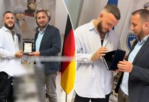 Mozzik nderohet me mirënjohje nga Konsullata e Përgjithshme e Kosovës në Dyseldorf të Gjermanisë