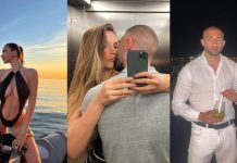 Pas Oriola Marashit, futbollisti Eros Grezda në krahët e modeles spanjolle