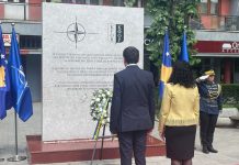 Osmani e Kurti nderojnë ushtarët e rënë të NATO-s gjatë shërbimit në Kosovë