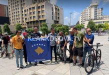 Në Prishtinë protestohet për liberalizim vizash (FOTO)