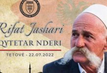 Rifat Jashari shpallet Qytetar Nderi i Tetovës (Video)