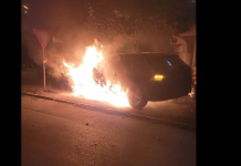 Prilep: Digjet vetura e një deputeti të VMRO-DPMNE-së