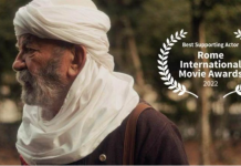 Çun Lajçi fiton çmimin “Aktori më i mirë në rol dytësor” në Festivalin Internacional të Filmit në Romë