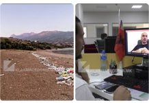 Dibër: Ambientslistët me vetëiniciativë pastrojnë bregun e liqenit (Video)