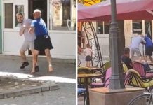Politikanët serbë rrahen në qendër të qytetit Apatin, për shkak të mospajtimeve rreth Kosovës