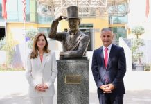 Ambasadorja Byrnes dhe kryetari Ganiu përuruan Sheshin “Woodrow Wilson” në Komunën e Çairit