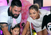 Brenda ditëlindjes së mrekullueshme të vajzes së Genta Canes