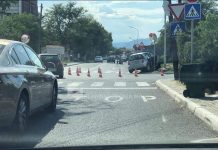 Aksident trafiku në lagjen Gjorçe Petrov