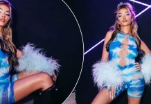 Era Istrefi merr vëmendje me një nga paraqitjet e fundit, thekson linjat trupore në veshjen plot stil