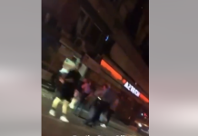 Në Gjilan vetura përfundon në lokal, del video