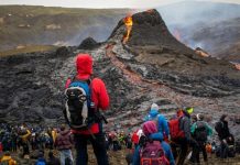 Shpërthim i vullkanit në Islandë, atraksion për turistët
