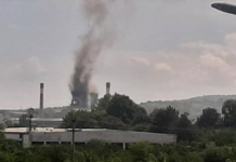 Zjarri në fabrikën e çimentos në Shkup, me shumë gjasa shkaku është defekti i instalimit elektrik