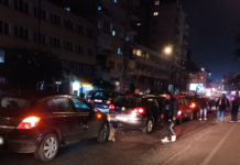 Aksident zinxhiror në qendër të Shkupit, përfshihen pesë makina