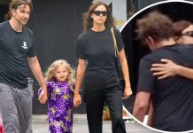 Bradley Cooper dhe Irina Shayk shihen duke u përqafuar gjatë shëtitjes familjare me vajzën e tyre mes pretendimeve se janë ribashkuar
