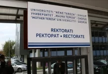 Universiteti “Nënë Tereza” në Shkup nënshkroi marrëveshje bashkëpunimi me Akademinë e Shkencave të Shqipërisë