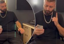 Majk sjell një pjesë të shkurtër të këngës së re