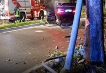 Merr flakë vetura Silvas së Udineses, lojtari shpëton pa lëndime serioze