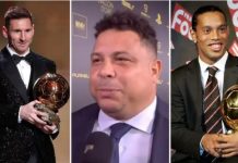 “Fenomeni” e lë Ronaldon jashtë listës së më të mëdhenjve të të gjitha kohërave