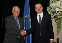 Kurti pas takimit me Borrellin: S’duhet t’i vonojmë bisedimet për marrëveshjen ligjërisht të detyrueshme
