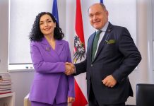 Osmani takohet me kryetarin e Parlamentit të Austrisë, diskutojnë për thellim bashkëpunimi