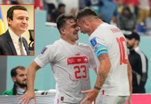 Kurti me foton e Shaqirit e Xhakës: Serbia nuk kalon. Urime Zvicrës