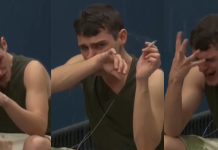 Humb lojën me topa, Edoni shpërthen në lot