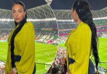 Georgina Rodriguez shkon në Katar për të mbështetur Cristiano Ronaldon, publikon pozat joshëse nga stadiumi