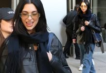 Dua Lipa shfaqet me shumë stil rrugëve të New Yorkut, teksa qëndron e ngrohtë e veshur me një xhaketë lëkure