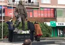 Osmani, Kurti dhe Gërvalla bëjnë homazhe tek shtatorja e “Zahir Pajazitit”